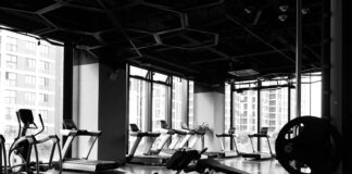 A snapshot of a fitness center