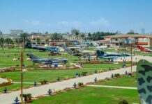 Ariel view of PAF museum Karachi